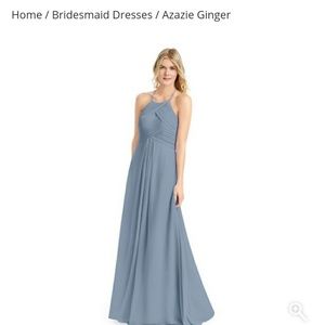 Azazie Dusty Blue Bridesmaid dress